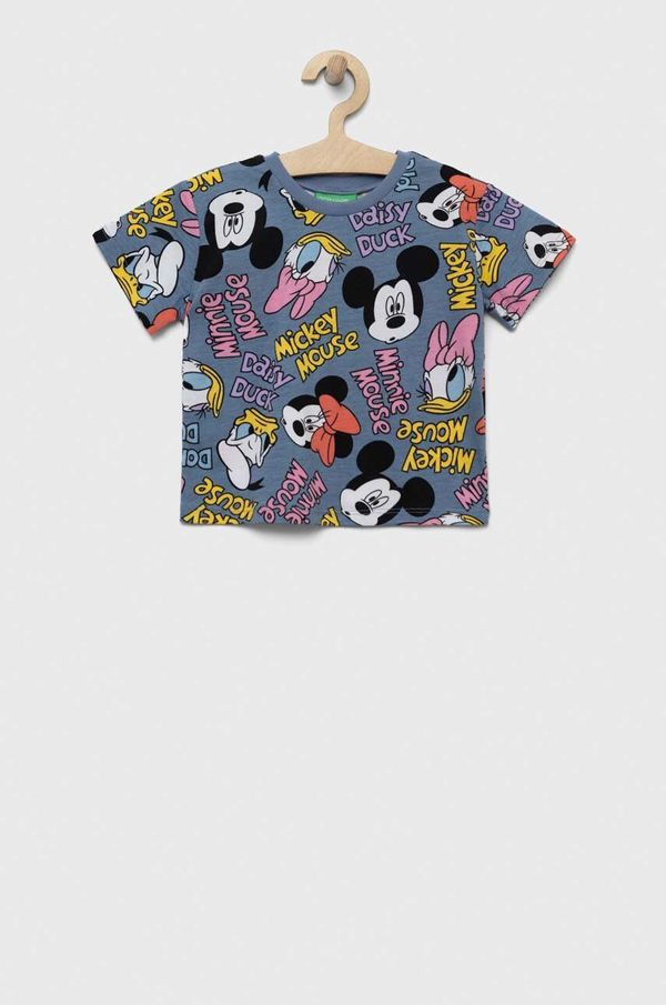 United Colors of Benetton Dječja pamučna majica kratkih rukava United Colors of Benetton s uzorkom