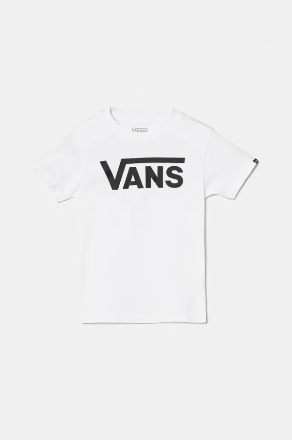 Vans Dječja pamučna majica kratkih rukava Vans CLASSIC boja: bijela, s tiskom, VN0A3W76WHT1