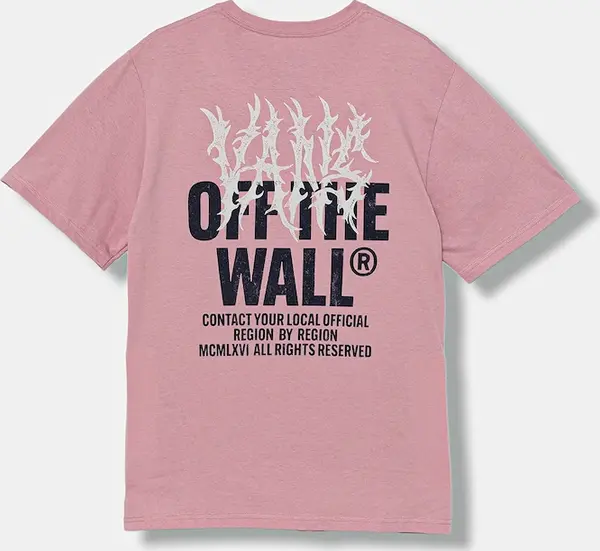 Vans Dječja pamučna majica kratkih rukava Vans Metal Wall SS
