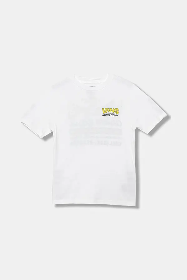 Vans Dječja pamučna majica kratkih rukava Vans Shop Front SS