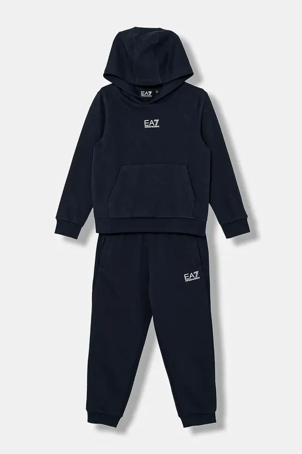 EA7 Emporio Armani Dječja pamučna trenirka EA7 Emporio Armani