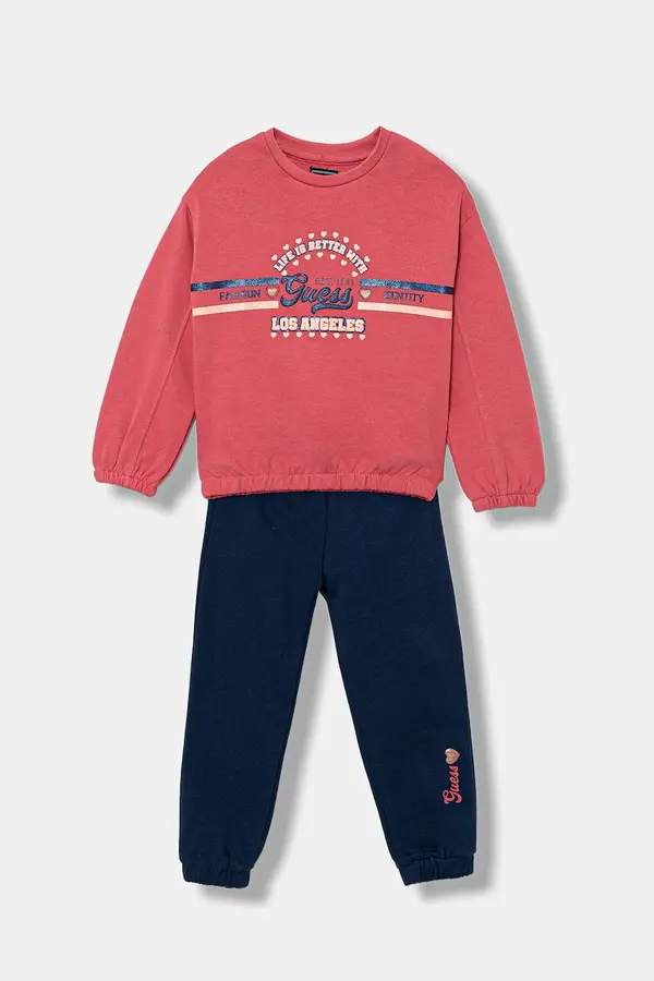 Guess Dječja pamučna trenirka Guess