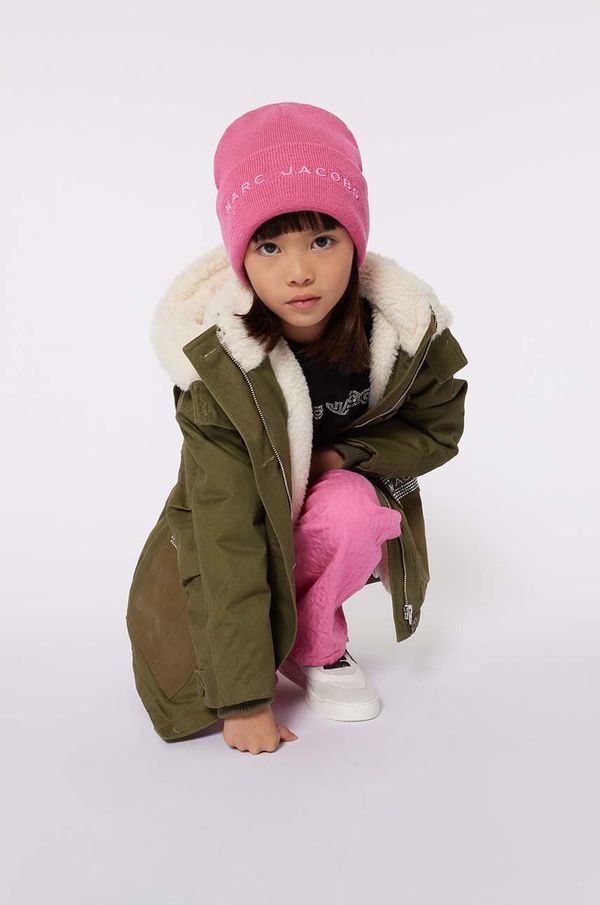 Marc Jacobs Dječja parka jakna Marc Jacobs boja: zelena, W60274