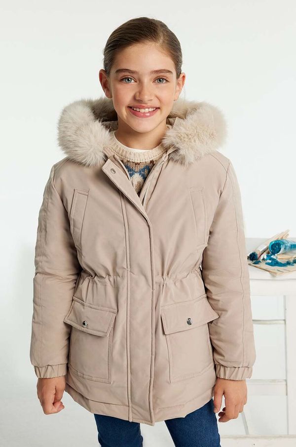 Mayoral Dječja parka jakna Mayoral boja: bež, 7480