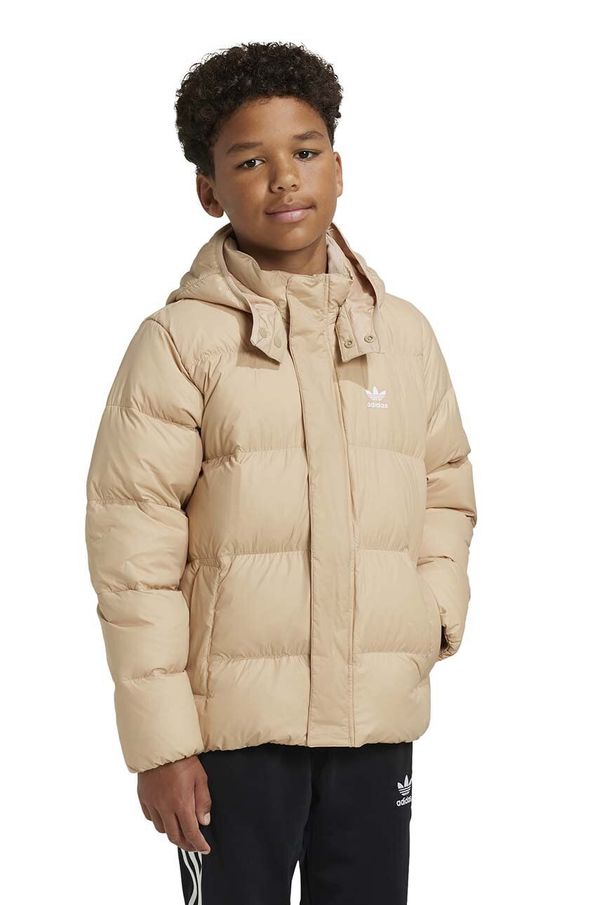 adidas Originals Dječja pernata jakna adidas Originals DOWNACKET ELO boja: bež, IY7500