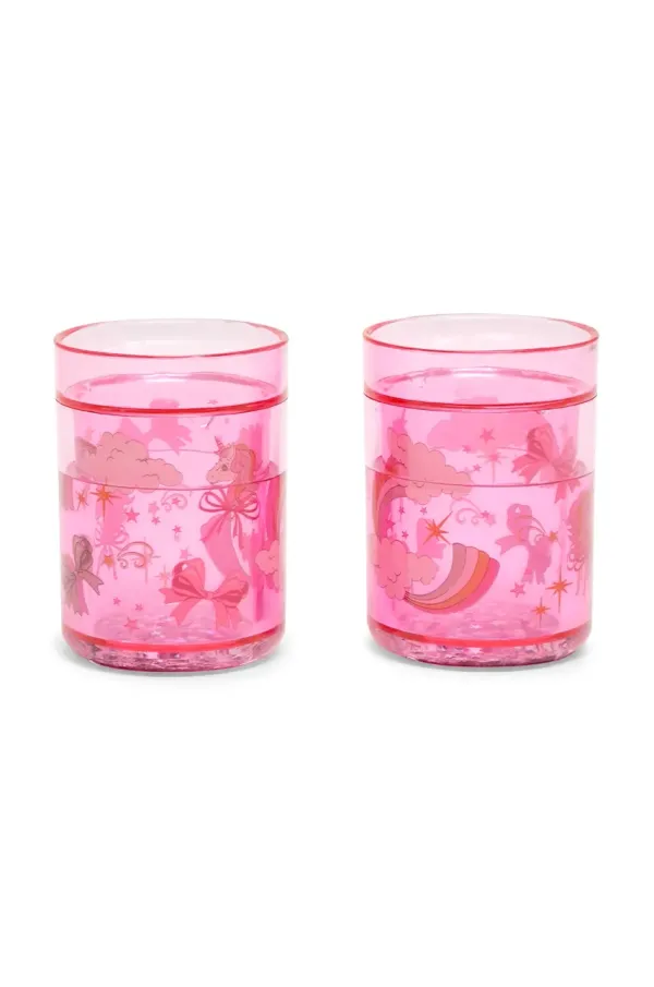Konges Sløjd Dječja šalica Konges Sløjd 2 PACK GLITTER CUPS 2-pack KS102642