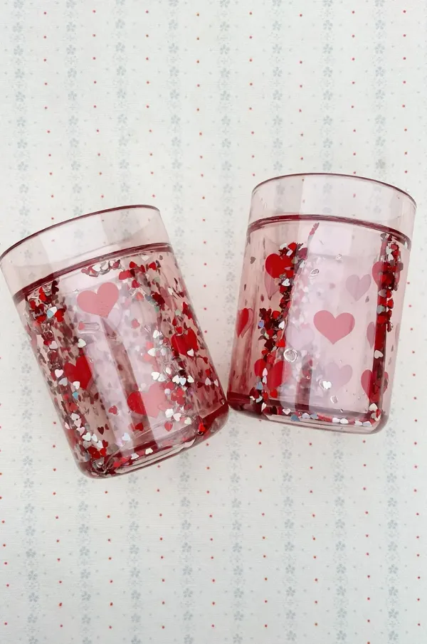 Konges Sløjd Dječja šalica Konges Sløjd 2 PACK GLITTER CUPS 2-pack KS103370