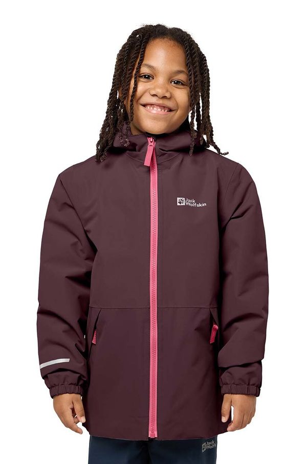 Jack Wolfskin Dječja skijaška jakna Jack Wolfskin boja: bordo, 1607982