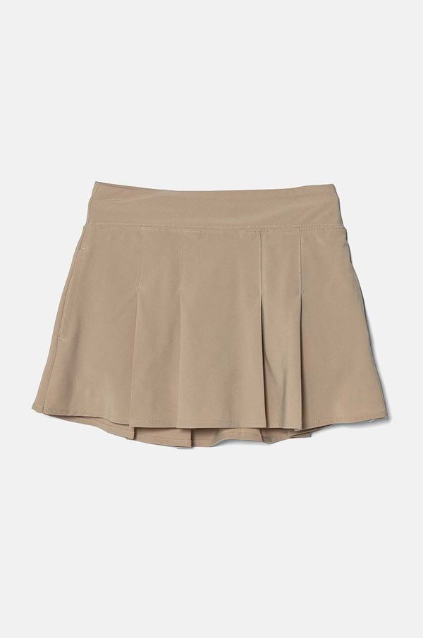 Abercrombie & Fitch Dječja suknja Abercrombie & Fitch boja: bež, mini, širi se prema dolje, KI243-4056