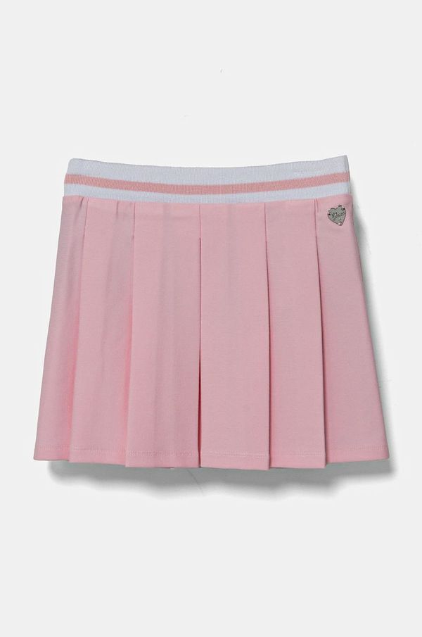 Guess Dječja suknja Guess boja: ružičasta, mini, širi se prema dolje, K5RD11 KAUH0