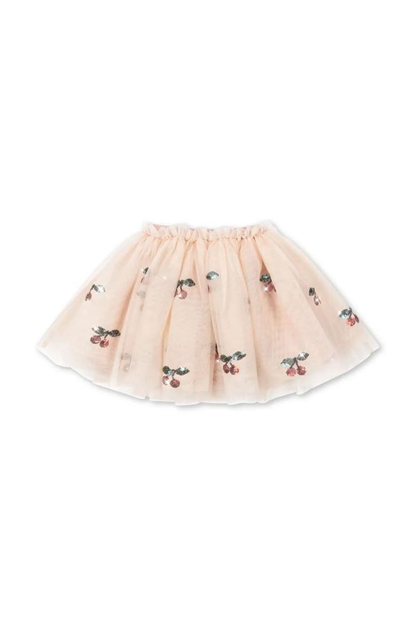 Konges Sløjd Dječja suknja Konges Sløjd YVONNE SKIRT boja: ružičasta, mini, širi se prema dolje, KS101759