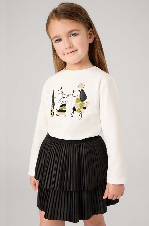 Mayoral Dječja suknja Mayoral boja: crna, mini, širi se prema dolje, 4904