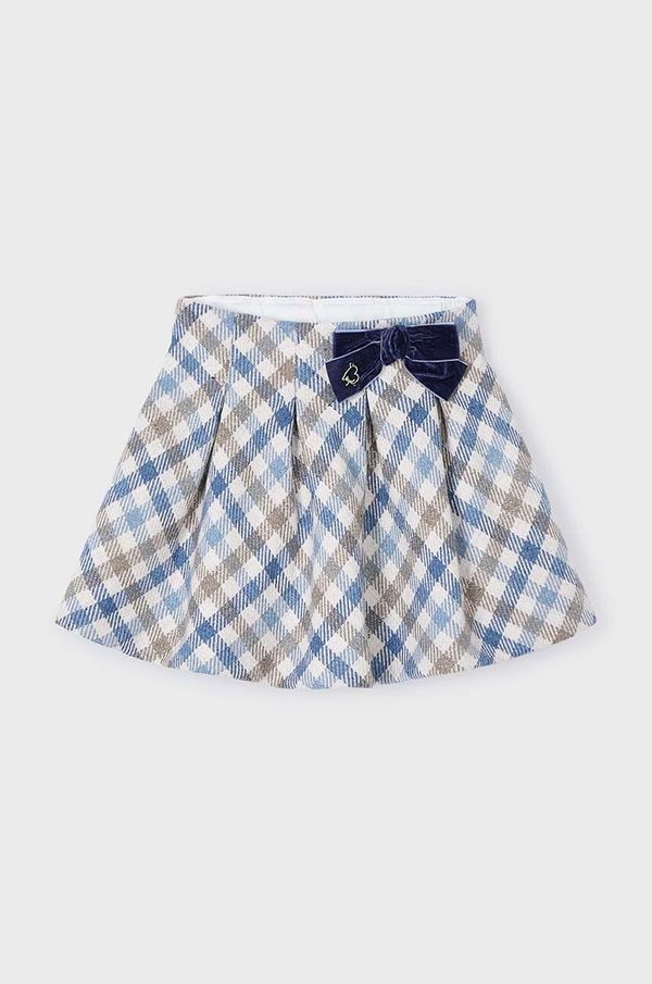 Mayoral Dječja suknja Mayoral boja: tamno plava, mini, širi se prema dolje, 4901