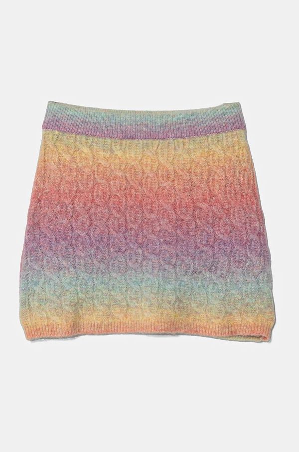 United Colors of Benetton Dječja suknja s dodatkom vune United Colors of Benetton mini, ravna, 18N3C000F