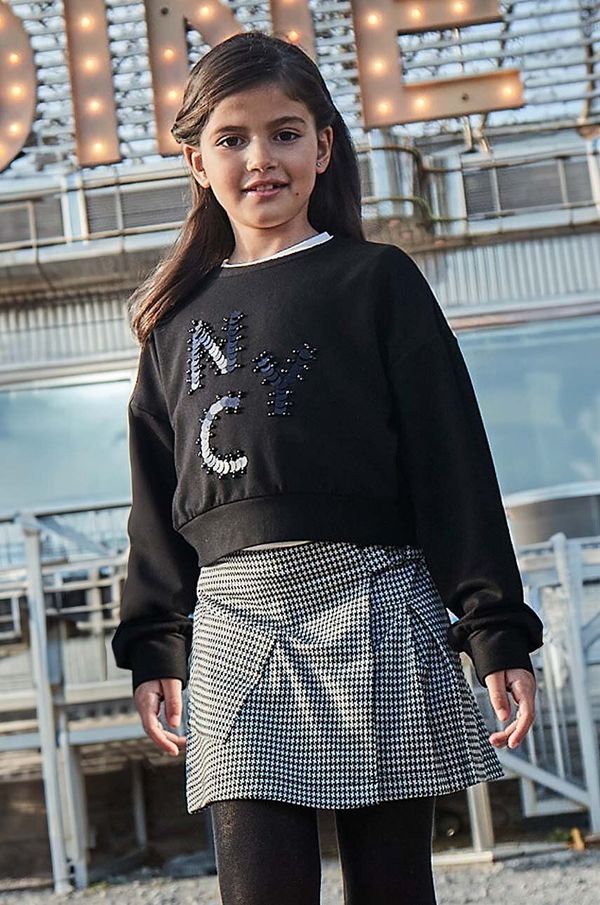 Mayoral Dječja sunkja-hlače Mayoral boja: crna, mini, ravna, 7976