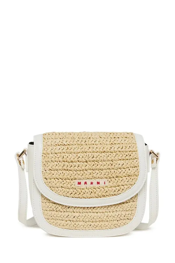 Marni Dječja torba Marni MW113F RAFFIA EFFECT SMILE BAG BAGS
