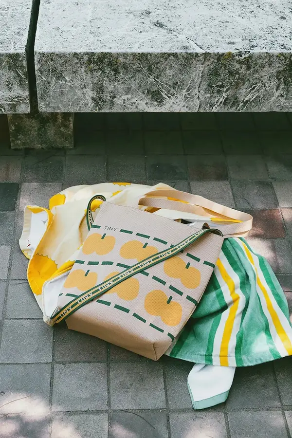 Tinycottons Dječja torba Tinycottons TANGERINES TOTE BAG