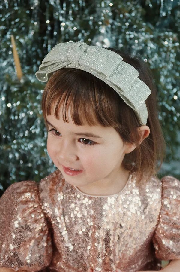 Konges Sløjd Dječja traka za kosu Konges Sløjd GLITTER BOW HAIRBRACE KS101990