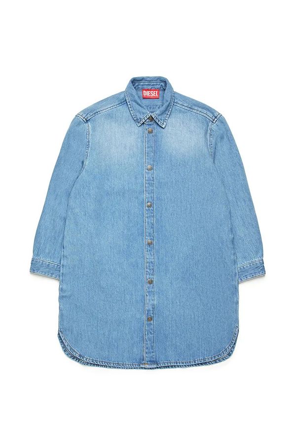 Diesel Dječja traper haljina Diesel DEBBLI DRESS mini, ravna, J02163