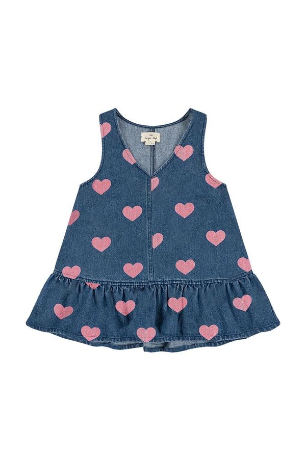 Konges Sløjd Dječja traper haljina Konges Sløjd MAGOT DRESS GOTS mini, širi se prema dolje, KS101805