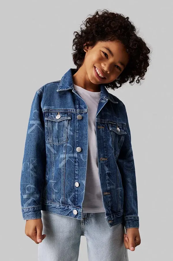 Calvin Klein Jeans Dječja traper jakna Calvin Klein Jeans
