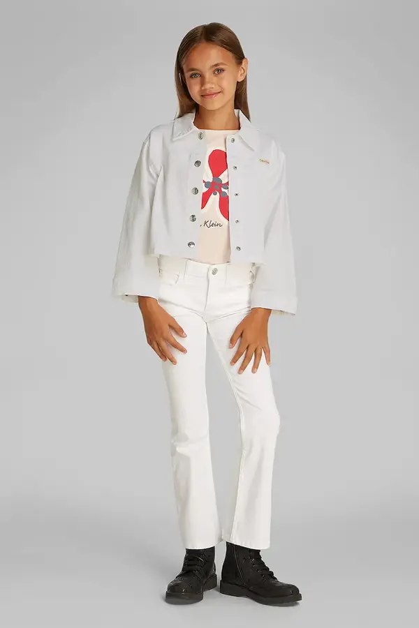 Calvin Klein Jeans Dječja traper jakna Calvin Klein Jeans