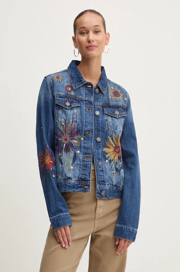 Desigual Dječja traper jakna Desigual ATENAS za žene, za prijelazno razdoblje, 24WWED18