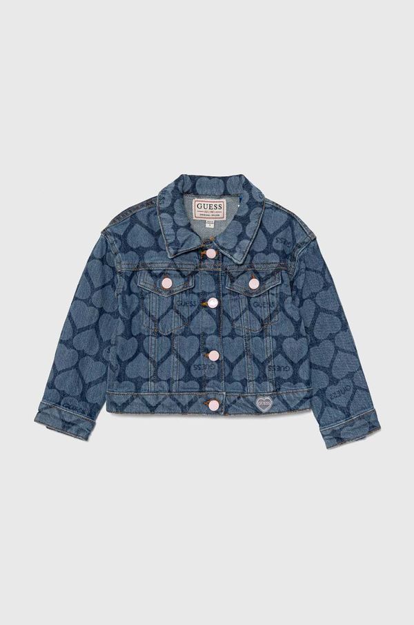 Guess Dječja traper jakna Guess K4YL03 D4WF0