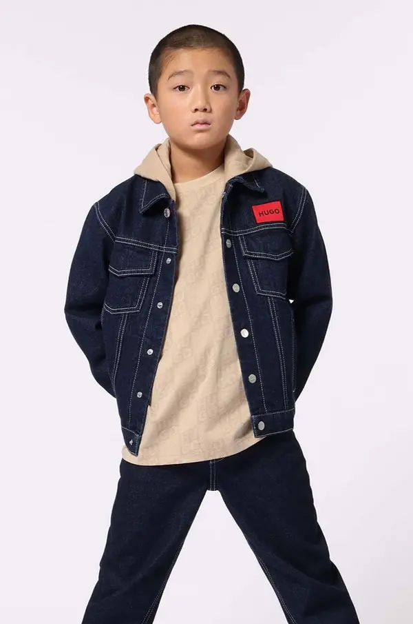 HUGO Dječja traper jakna HUGO
