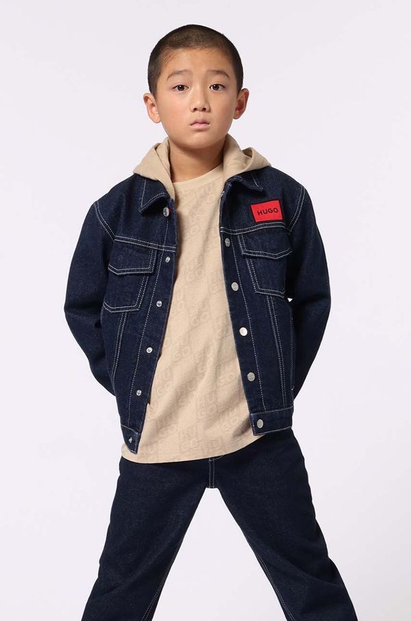 Hugo Dječja traper jakna HUGO G00158