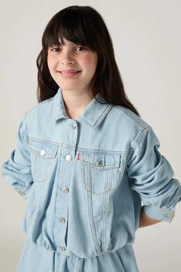 Levi's Dječja traper jakna Levi's BUBBLE TRUCKER