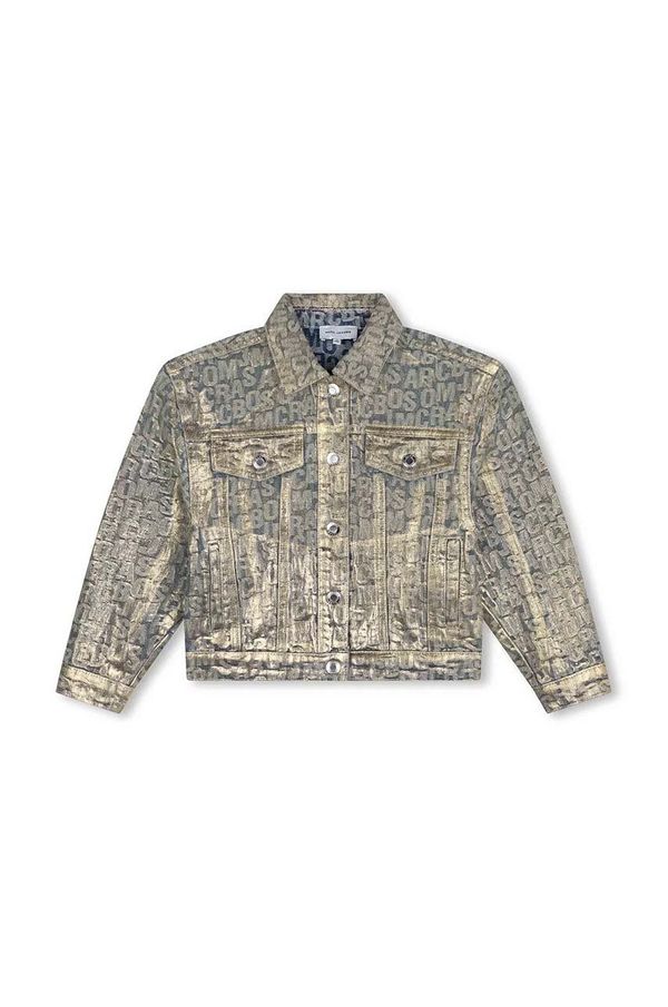 Marc Jacobs Dječja traper jakna Marc Jacobs boja: zlatna, W60302