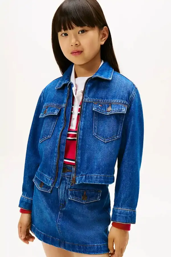 Tommy Hilfiger Dječja traper jakna Tommy Hilfiger