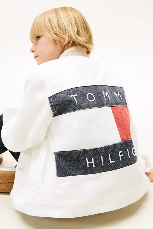Tommy Hilfiger Dječja traper jakna Tommy Hilfiger