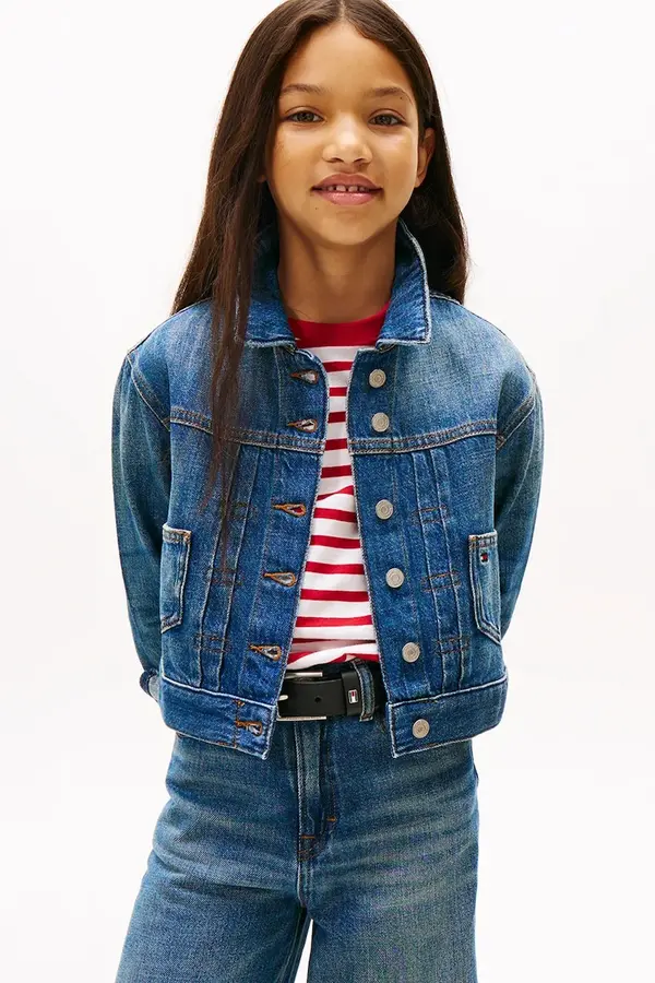 Tommy Hilfiger Dječja traper jakna Tommy Hilfiger