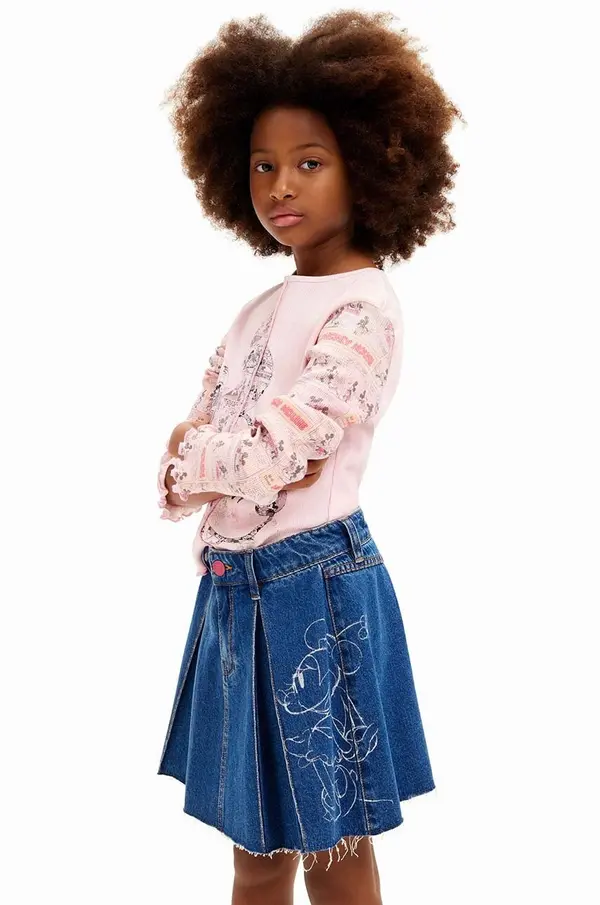 Desigual Dječja traper suknja Desigual MINNIE MOUSE