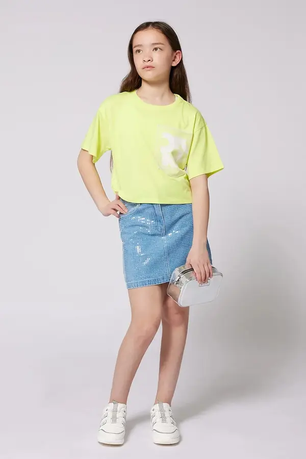 DKNY Dječja traper suknja Dkny