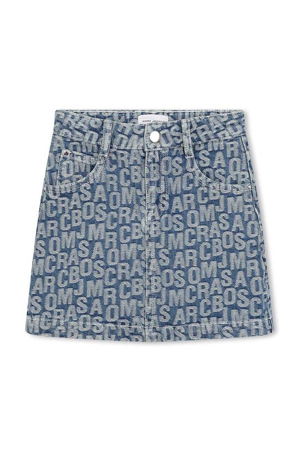 Marc Jacobs Dječja traper suknja Marc Jacobs mini, pencil