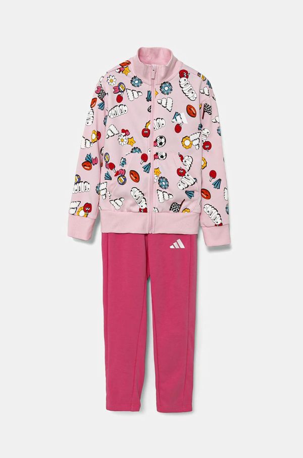 adidas Dječja trenirka adidas boja: ljubičasta, JD0064