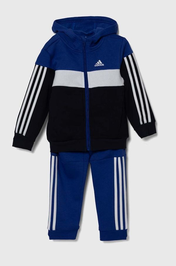adidas Dječja trenirka adidas LK 3S TIB FL TS boja: tamno plava, IY1812