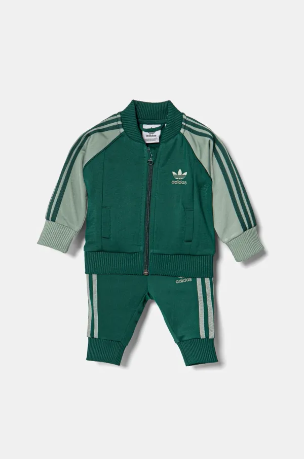 adidas Originals Dječja trenirka adidas Originals boja: zelena, JC6496