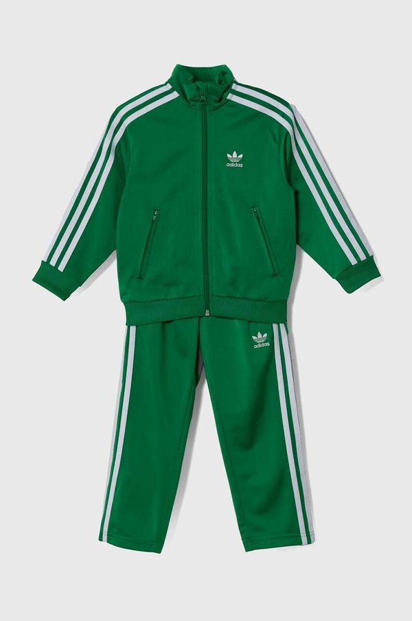 adidas Originals Dječja trenirka adidas Originals FIREBIRD boja: zelena, IY4803