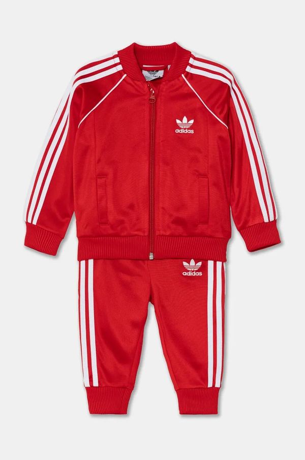 adidas Originals Dječja trenirka adidas Originals SST TRACKSUIT boja: crvena, IX7623