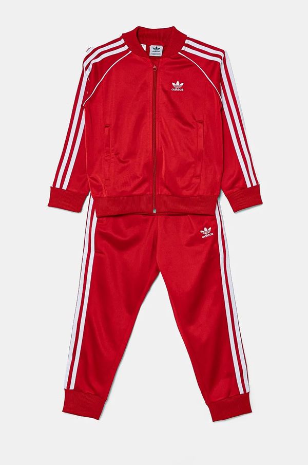 adidas Originals Dječja trenirka adidas Originals SST TRACKSUIT boja: crvena, IX7625
