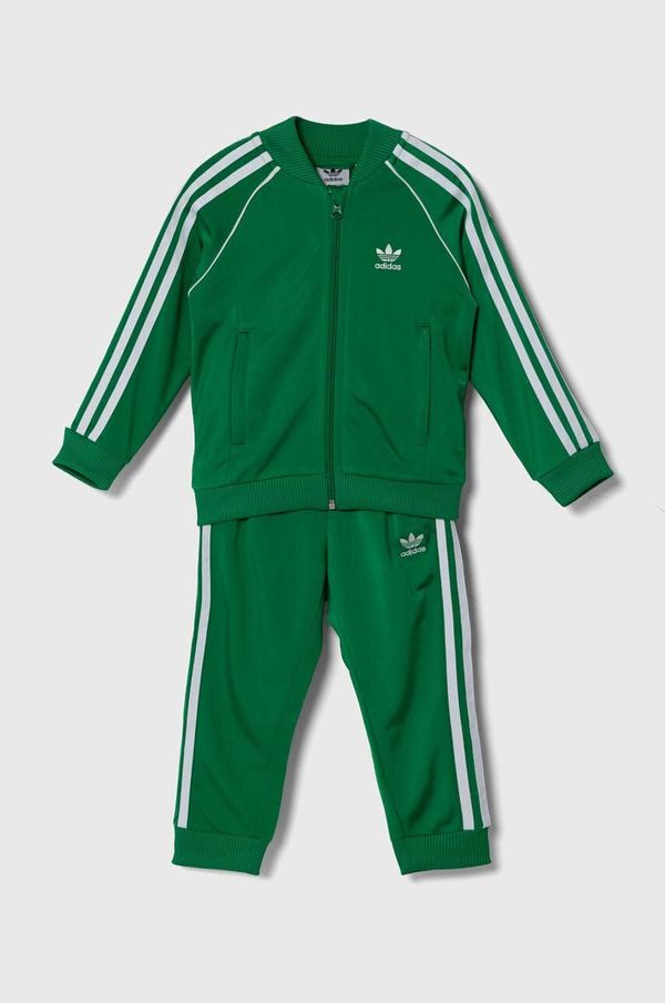 adidas Originals Dječja trenirka adidas Originals SST TRACKSUIT boja: zelena, IY4791