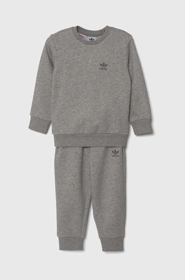 adidas Originals Dječja trenirka adidas Originals TREFOIL CS boja: siva, IX9834