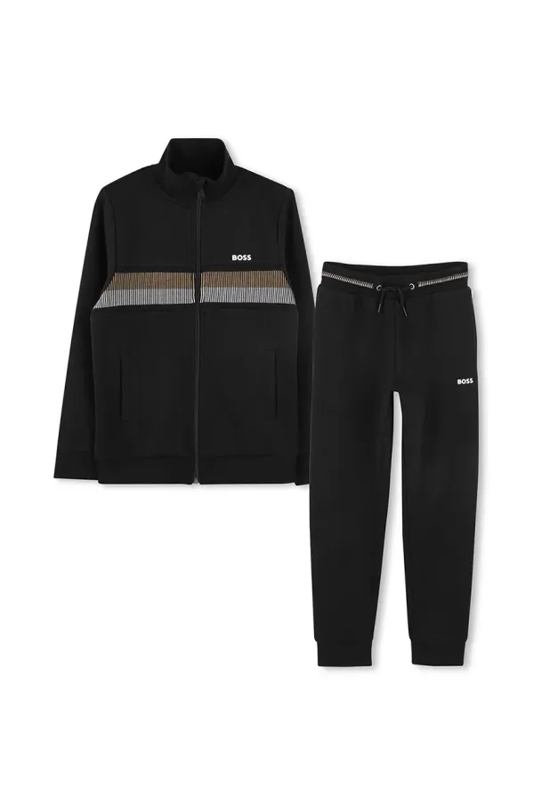 BOSS Dječja trenirka BOSS boja: crna, J51965