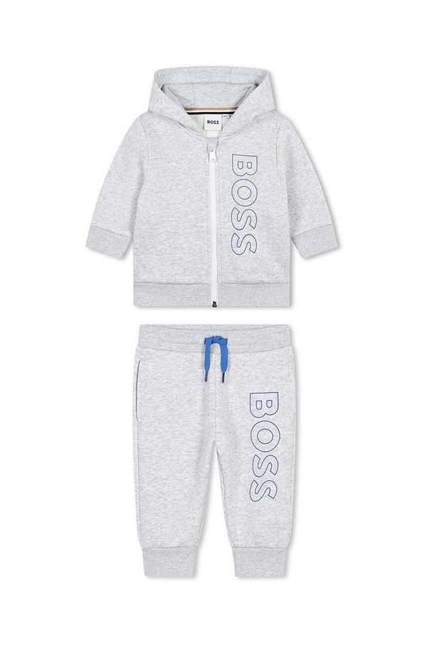 Boss Dječja trenirka BOSS boja: siva, J51260