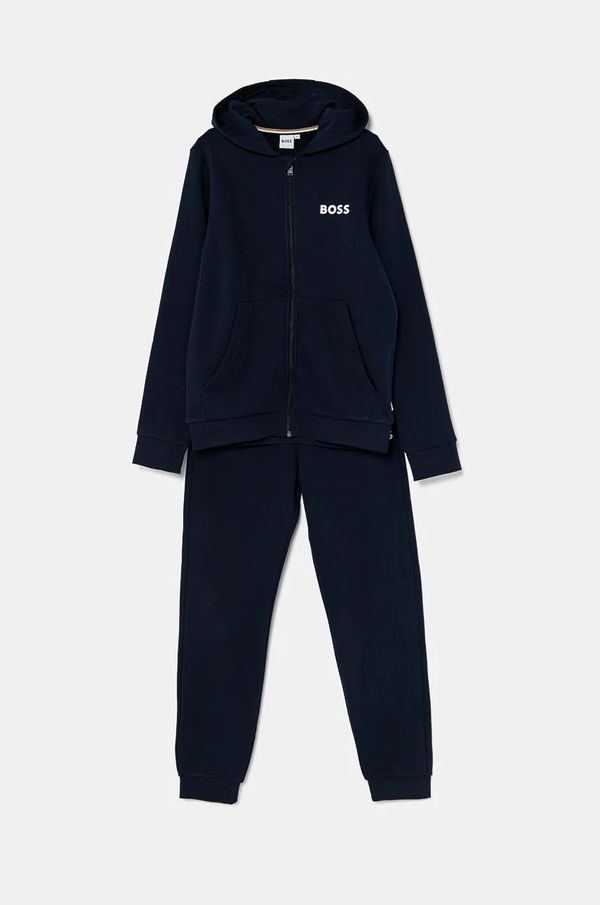Boss Dječja trenirka BOSS boja: tamno plava, J51136