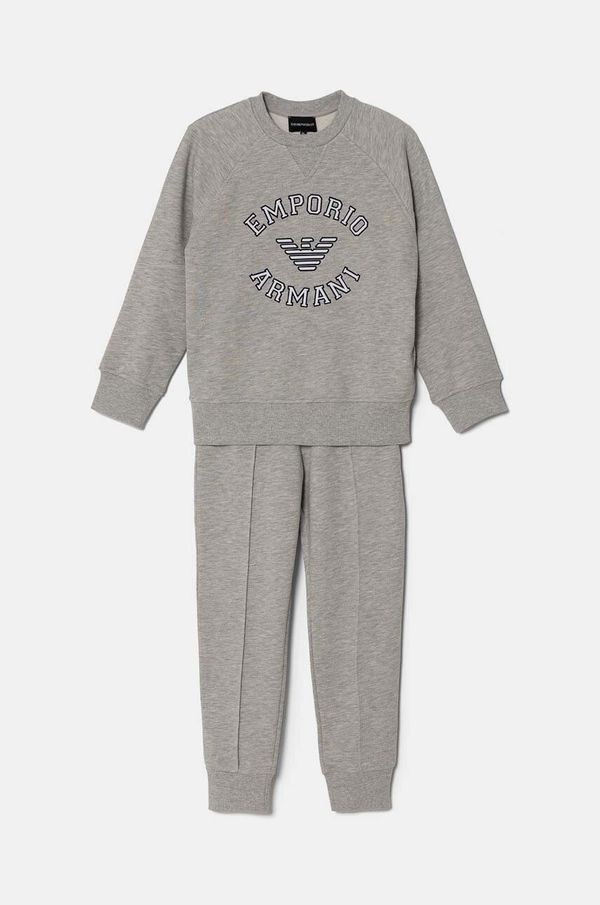 Emporio Armani Dječja trenirka Emporio Armani boja: siva, 6D4VJ3 4J6VZ